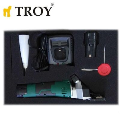 TROY 19903 Akülü Koyun Kırkma Makinası, 14.4V, 45W - 9