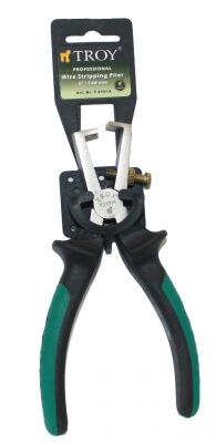 TROY 21014 Ayarlı Kablo Sıyırma Pensesi (160mm) - 3