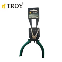 TROY 21055 Elektronikçi Yuvarlak Uçlu Kargaburun (130mm) - 1
