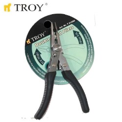 TROY 21090 Çift Başlıklı Pense+Kargaburun - 2