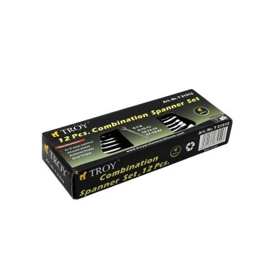 TROY 21512 Kombine Anahtar Takımı - 12 Parça (6-22mm) - 1