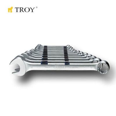 TROY 21512 Kombine Anahtar Takımı - 12 Parça (6-22mm) - 3
