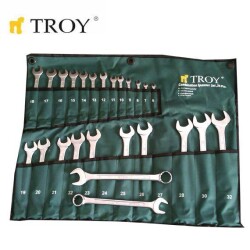 TROY 21525 Kombine Anahtar Takımı - 25 Parça (6-32mm) - 2