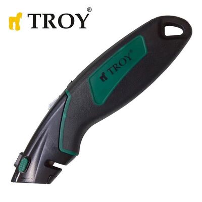 TROY 21605 Profesyonel Trapez Maket Bıçağı, 2 Yedek Bıçaklı  - 2