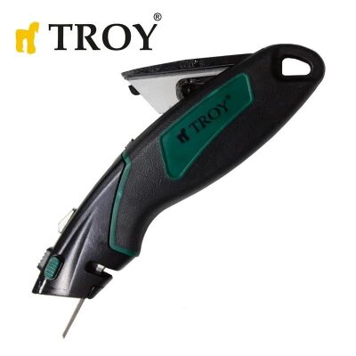 TROY 21605 Profesyonel Trapez Maket Bıçağı, 2 Yedek Bıçaklı  - 3