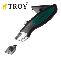 TROY 21606 Profesyonel Trapez Maket Bıçağı, 2 Yedek Bıçaklı  - 7