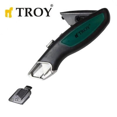 TROY 21606 Profesyonel Trapez Maket Bıçağı, 2 Yedek Bıçaklı  - 7