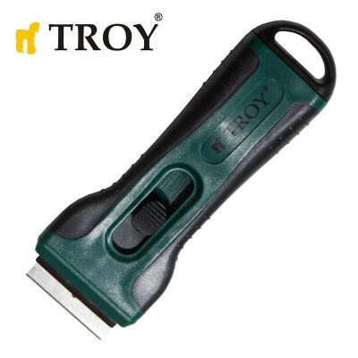 TROY 21607 Plastik Kazıma Bıçağı, 4 Yedek Bıçaklı - 1
