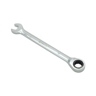 TROY 21712 Cırcırlı Kombine Anahtar, 12mm - 1