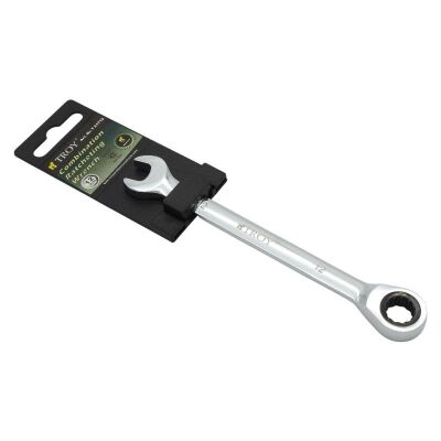 TROY 21712 Cırcırlı Kombine Anahtar, 12mm - 3