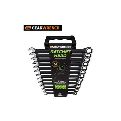 GEAR WRENCH 9412BE Kombine Cırcırlı Anahtar Seti, Metrik, 12 Parça  GEAR WRENCH 9412BE Kombine Cırcırlı Anahtar Seti, Metrik, 12 Parça