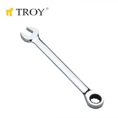 TROY 21714 Cırcırlı Kombine Anahtar, 14mm - 1