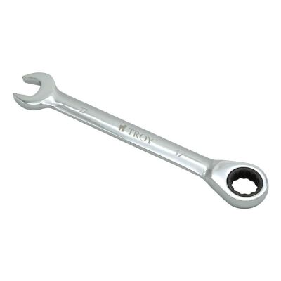 TROY 21717 Cırcırlı Kombine Anahtar, 17mm - 1