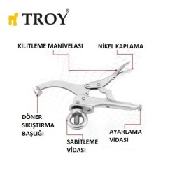 TROY 21801 Matkap Tezgahı Mengenesi, 23cm - 3