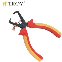 TROY - TROY 21836 Kablo Sıyırma Pensesi S.O.S 1000V (160mm)