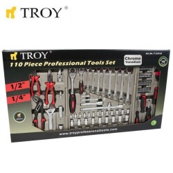 TROY 21910 Profesyonel Lokma - Anahtar - Alet Seti (110 Parça, Me - 3