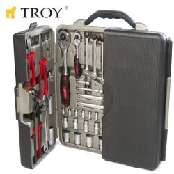 TROY 21910 Profesyonel Lokma - Anahtar - Alet Seti (110 Parça, Me - 4