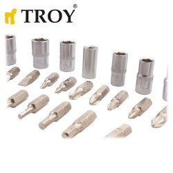TROY 21948 Cırcırlı Bits Uç, Lokma Seti (28 Parça) - 5