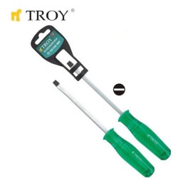 TROY 22132 Çakmalı Düz Tornavida (6,0x125mm) - 2