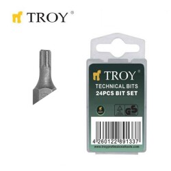 TROY 22214 Bits Uç Seti (T15x25mm, 24 adet) - 1