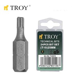 TROY - TROY 22241 Torx Bits Uç Seti (T20x50mm, 12 adet)