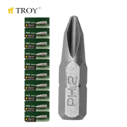 TROY 22252-10 Bits Uç Seti (10xPH2x25mm) - Thumbnail