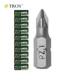 TROY 22253-10 Bits Uç Seti (10xPZ1x25mm) - Thumbnail