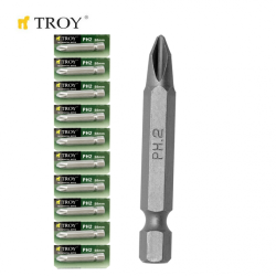TROY 22256-10 Bits Uç Seti (10xPH2x50mm)