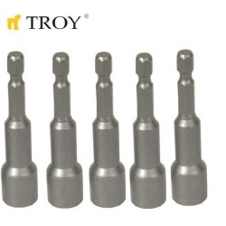 TROY 22291 Bits Uç Girişli Lokma Seti (8x65mm) - 1