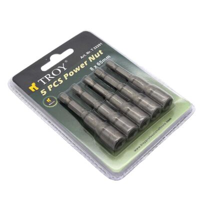 TROY 22291 Bits Uç Girişli Lokma Seti (8x65mm) - 4
