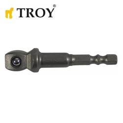 TROY 22293 Darbeli Lokma Adaptorü 1/4" - 1/2"