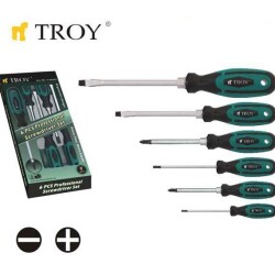 TROY 22304 Tornavida Seti (6 Parça) - 1