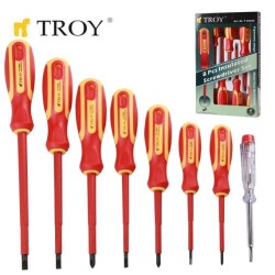 TROY 22306 İzoleli Tornavida Seti (8 Parça)