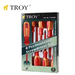 TROY 22306 İzoleli Tornavida Seti (8 Parça) - 5