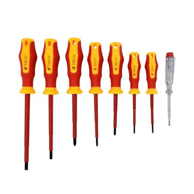 TROY 22311 VDE İzoleli Tornavida Seti, 8 Parça - 1