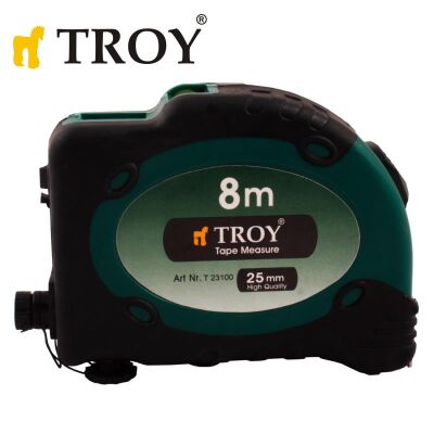 TROY 23100 Lazerli Şerit Metre 8 x 25mm - 1
