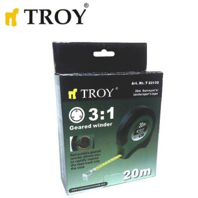 TROY 23132 Arazi Tipi Şerit Metre (20m x 13mm) - 2