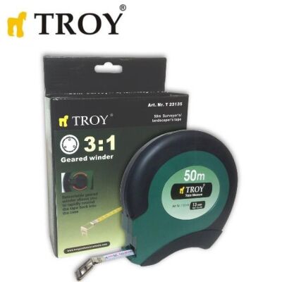 TROY 23135 Arazi Tipi Şerit Metre (50m x 13mm) - 2