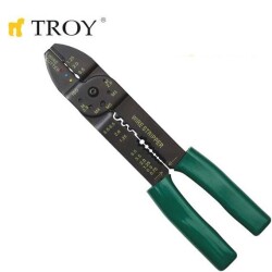 TROY 24006 Kablo Sıyırma-Pabuç Sıkma (200mm) - 1