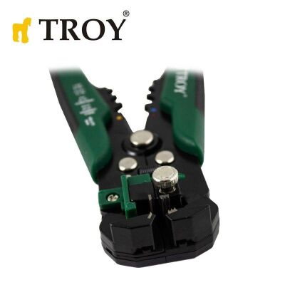 TROY 24015 Profesyonel Otomatik Kablo Sıyırma Pensesi, 9" - 2