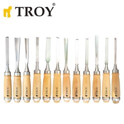 TROY 25004 Ahşap Oyma Seti, 12 Parça - 2
