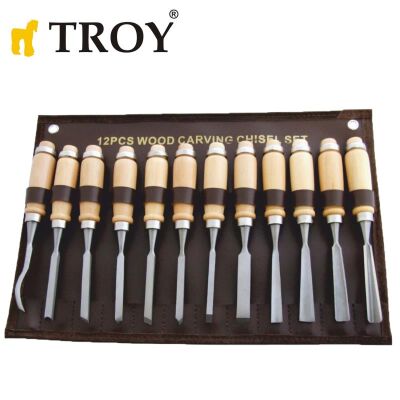 TROY 25004 Ahşap Oyma Seti, 12 Parça - 3