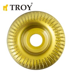 TROY 25070 Avuç Taşlamalar için Ahşap Törpü Diski, Toroidal - 1