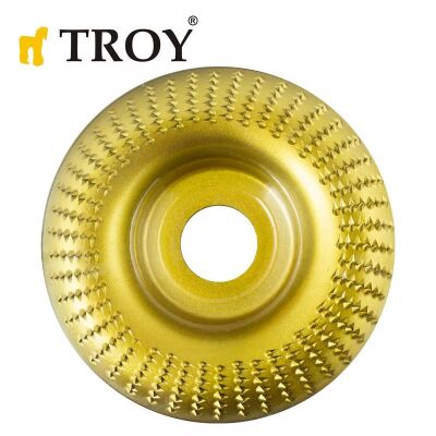 TROY 25070 Avuç Taşlamalar için Ahşap Törpü Diski, Toroidal - 1
