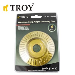 TROY 25072 Avuç Taşlamalar için Ahşap Törpü Diski, Konik - 3