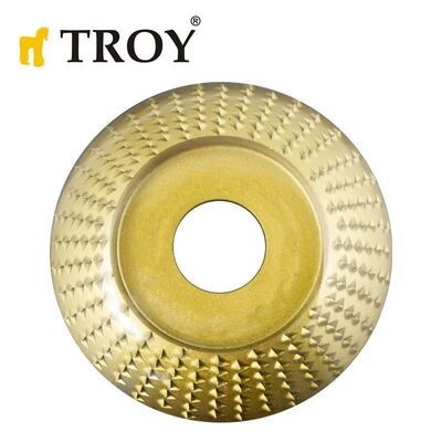 TROY 25073 Avuç Taşlamalar için Ahşap Törpü Diski, Yarı Küre - 1
