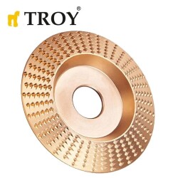 TROY 25076 Avuç Taşlama için Ahşap Aşındırıcı Disk, Trapezoidal, 125mm - 4