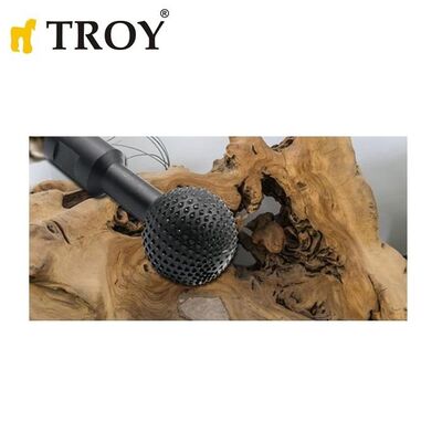 TROY 25081 Avuç Taşlama İçin Küresel Ahşap Zımpara, Öğütme Ucu, M14-30