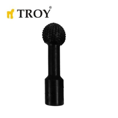 TROY 25081 Avuç Taşlama İçin Küresel Ahşap Zımpara, Öğütme Ucu, M14-30 - 1