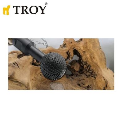 TROY 25081 Avuç Taşlama İçin Küresel Ahşap Zımpara, Öğütme Ucu, M14-30 - 4